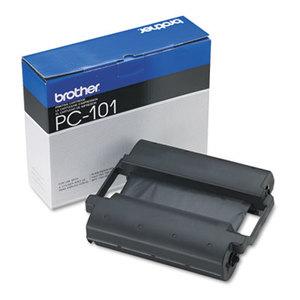 Brother Industries, Ltd PC-101 PC101 Thermal Ribbon Cartridge, Black by BROTHER INTL. CORP.