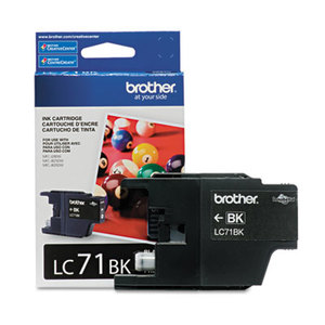 Brother Industries, Ltd LC71BK LC71BK (LC-71BK) Innobella Ink, 300 Page-Yield, Black by BROTHER INTL. CORP.