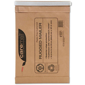 Caremail Rugged Padded Mailer, Side Seam, 14 x 18 3/4, Light Brown, 25/Carton by SHURTECH
