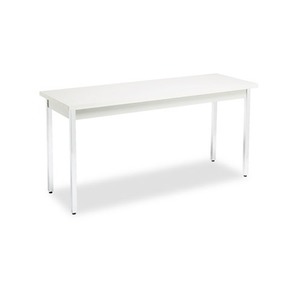 Utility Table, Rectangular, 60w x 20d x 29h, Light Gray by HON COMPANY