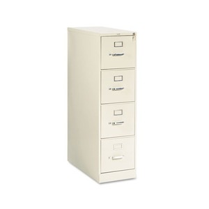 210 Series Four-Drawer, Full-Suspension File, Letter, 28-1/2d, Putty by HON COMPANY