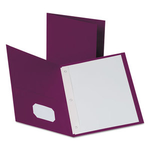 ESSELTE CORPORATION 57757 Twin-Pocket Folders with 3 Fasteners, Letter, 1/2" Capacity, Burgundy, 25/Box by ESSELTE PENDAFLEX CORP.