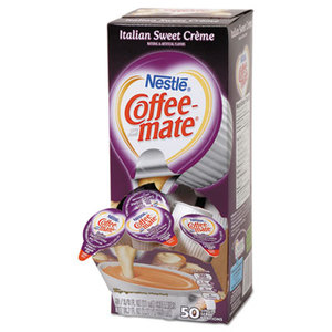 Liquid Coffee Creamer, Cinnamon Vanilla, 0.375 oz Mini Cups,50/Bx, 4 Box/Carton by NESTLE