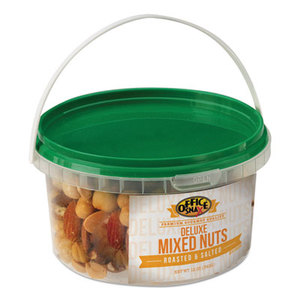 All Tyme Favorite Nuts, Deluxe Nut Mix, 11oz Tub by OFFICE SNAX, INC.