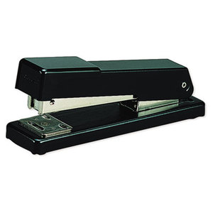 Compact Desk Stapler, Half Strip, 20-Sheet Capacity, Black by ACCO BRANDS, INC.