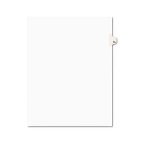 Avery 01055 Avery-Style Legal Side Tab Divider, Title: 55, Letter, White, 25/Pack by AVERY-DENNISON