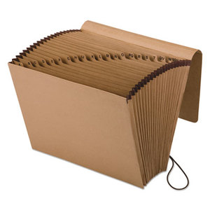 Kraft Indexed Expanding File, 21 Pockets, Kraft, Letter, Brown by ESSELTE PENDAFLEX CORP.