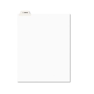 Avery-Style Preprinted Legal Bottom Tab Dividers, Exhibit T, Letter, 25/Pack by AVERY-DENNISON