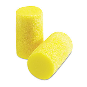 3M 10051 EAR Classic Plus Earplugs, PVC Foam, Yellow, 200 Pairs by 3M/COMMERCIAL TAPE DIV.