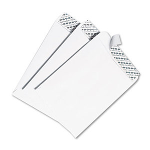 Redi Strip Catalog Envelope, 9 1/2 x 12 1/2, White, 100/Box by QUALITY PARK PRODUCTS