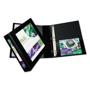 Avery 68032 Framed View Heavy-Duty Binder w/Locking 1-Touch EZD Rings, 2" Cap, Black by AVERY-DENNISON