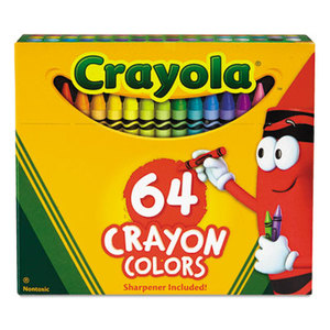 Classic Color Pack Crayons, Assorted 64/Box by BINNEY & SMITH / CRAYOLA