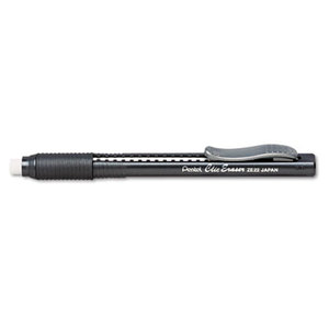 PENTEL OF AMERICA ZE22A Clic Eraser Pencil-Style Grip Eraser, Black by PENTEL OF AMERICA