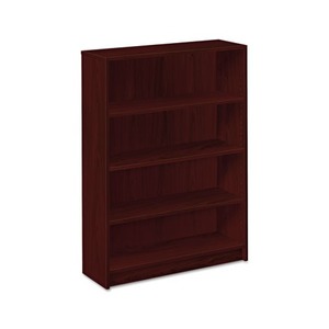 HON COMPANY 1874N 1870 Series Bookcase, Four Shelf, 36w x 11 1/2d x 48 3/4h, Mahogany by HON COMPANY