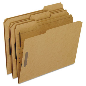 Cardinal Brands, Inc FK212 Kraft Fastener Folders, 2 Fasteners, 1/3 Cut Tabs, Letter, 50/Box by ESSELTE PENDAFLEX CORP.