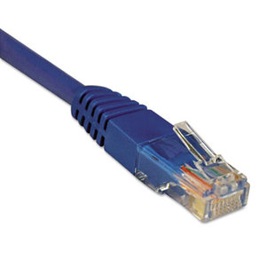Tripp Lite N002-014-BL CAT5e Molded Patch Cable, 14 ft., Blue by TRIPPLITE