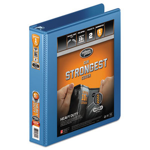 ACCO Brands Corporation W363-34-7462PP Heavy-Duty Round Ring View Binder w/Extra-Durable Hinge, 1 1/2" Cap, PC Blue by WILSON JONES CO.