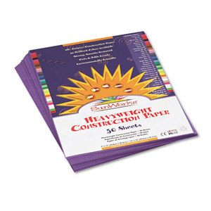 PACON CORPORATION 7203 Construction Paper, 58 lbs., 9 x 12, Violet, 50 Sheets/Pack by PACON CORPORATION