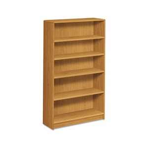 HON COMPANY 1895C 1890 Series Bookcase, Five Shelf, 36w x 11 1/2d x 60 1/8h, Harvest by HON COMPANY