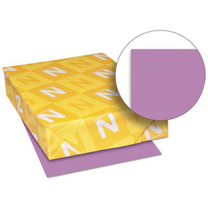 Exact Brights Paper, 8 1/2 x 11, Bright Purple, 50 lb, 500 Sheets/Ream by NEENAH PAPER