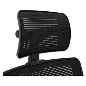 HON COMPANY HONLMSHHRIM Adjustable Headrest for Endorse Series Mesh Mid-Back Work Chairs, Black by HON COMPANY