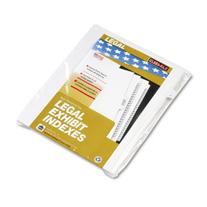 Kleer-Fax, Inc 91006 90000 Series Legal Exhibit Index Dividers, Side Tab, Printed "6", 25/Pack by KLEER-FAX