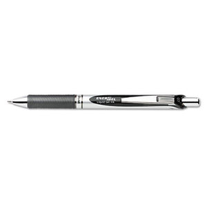 PENTEL OF AMERICA BL77-A EnerGel RTX Retractable Liquid Gel Pen, .7mm, Black/Gray Barrel, Black Ink by PENTEL OF AMERICA