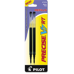 Pilot Corporation 77278 Refill for Precise V7 RT Rolling Ball, Fine Black Ink, 2/Pack by PILOT CORP. OF AMERICA