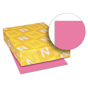 Neenah Paper, Inc 22119 Astrobrights Colored Paper, 24lb, 8-1/2 x 11, Plasma Pink, 500 Sheets/Ream by NEENAH PAPER