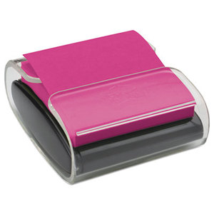 3M WD330BK Pop-Up Notes Wrap Dispenser, 3 x 3, Black by 3M/COMMERCIAL TAPE DIV.