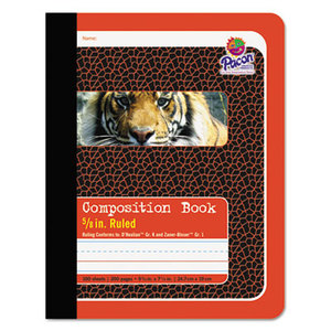 Composition Book, 5/8" Ruling, 9-3/4 x 7-1/2, 100 Sheets by PACON CORPORATION