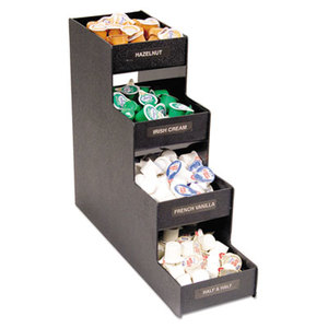 Advantus Corporation VFC-1916RC Narrow Condiment Organizer, 6w x 19d x 15 7/8h, Black by ADVANTUS CORPORATION