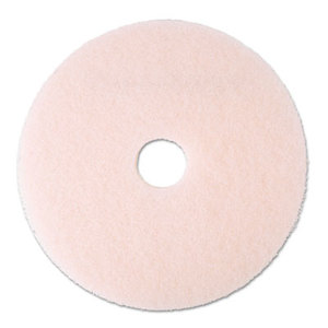Eraser Burnish Floor Pad 3600, 20", Pink, 5/Carton by 3M/COMMERCIAL TAPE DIV.