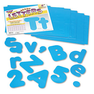 TREND ENTERPRISES, INC. T79903 Ready Letters Casual Combo Set, Blue, 4"h, 182/Set by TREND ENTERPRISES, INC.