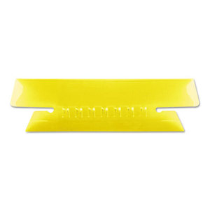 Cardinal Brands, Inc 43-1/2-YEL Hanging File Folder Tabs, 1/3 Tab, 3 1/2 Inch, Yellow Tab/White Insert, 25/Pack by ESSELTE PENDAFLEX CORP.