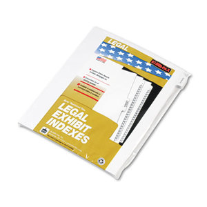 Kleer-Fax, Inc 91861 90000 Series Legal Exhibit Index Dividers, 1/10 Cut Tab, "Exhibit K", 25/Pack by KLEER-FAX