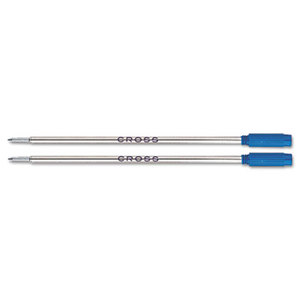 A. T. Cross Company 8511-2 Refills for Ballpoint Pens, Medium, Blue Ink, 2/Pack by A.T. CROSS COMPANY