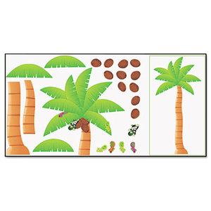 TREND ENTERPRISES, INC. T8220 Palm Tree Bulletin Board Set, 46w x 72h by TREND ENTERPRISES, INC.