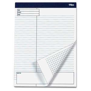 Tops Products 77102 Docket Gold Planning Pad, Legal/Wide, 8 1/2 x 11 3/4, White, 40 Sheets, 4/Pack by TOPS BUSINESS FORMS