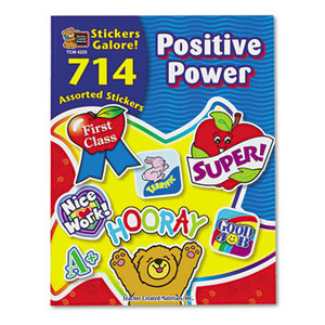 Sticker Book, Positive Power, 714/Pack by TEACHER CREATED RESOURCES