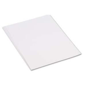 PACON CORPORATION 9217 Construction Paper, 58 lbs., 18 x 24, White, 50 Sheets/Pack by PACON CORPORATION