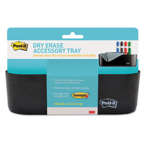 3M DEFTRAY Dry Erase Tray, 8 1/2 x 3 x 5 1/4, Black by 3M/COMMERCIAL TAPE DIV.