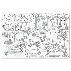 PACON CORPORATION 0078840 Learning Walls Paper, Rain Forest, 72" x 48" by PACON CORPORATION