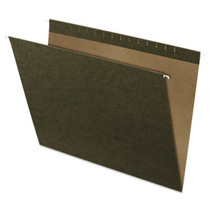 Cardinal Brands, Inc 4158 X-Ray Hanging File Folders, No Tabs, Standard Green, 25/Box by ESSELTE PENDAFLEX CORP.