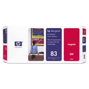 Hewlett-Packard C4962A C4962A (HP 83) UV Printhead & Cleaner, UV Magenta by HEWLETT PACKARD COMPANY