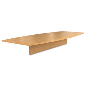 HON COMPANY T12048PNC Preside Boat-Shaped Conference Table Top, 120 x 48, Harvest by HON COMPANY