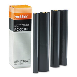 Brother Industries, Ltd PC-302RF PC302RF Thermal Ribbon Refill Rolls, 2/Box by BROTHER INTL. CORP.