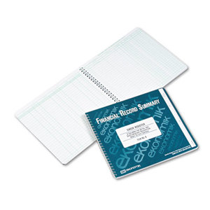 EKONOMIK SYSTEMS A Wirebound Check Register Accounting System, 8 3/4 x 10, 40-Page Book by EKONOMIK SYSTEMS