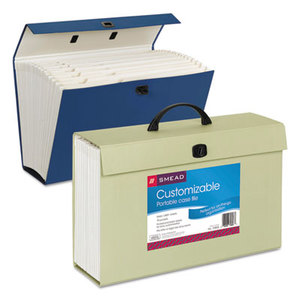 SMEAD MANUFACTURING COMPANY 70806 Portable Case File, 19 Pockets, Legal, Assorted Colors by SMEAD MANUFACTURING CO.