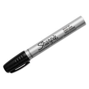 Sanford, L.P. 1794229 Pro Permanent Marker, Bullet Tip, Black, Open Stock, Dozen by SANFORD